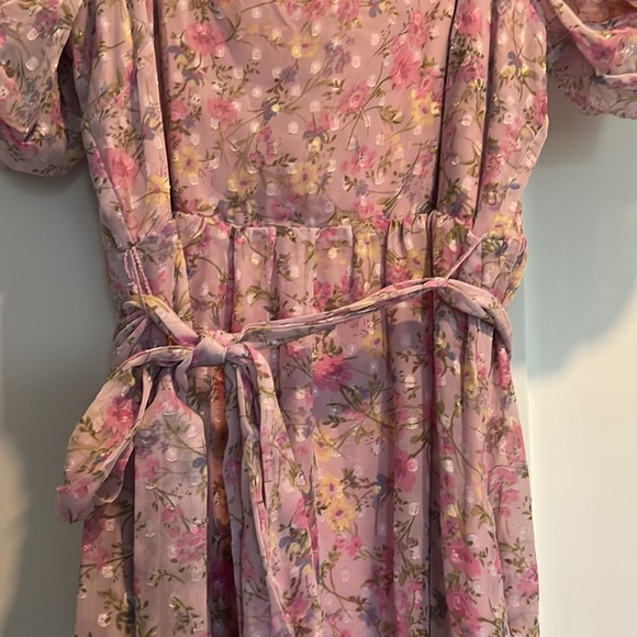 Julia Jordan Floral Tie Dress NWT - Picture 3 of 8